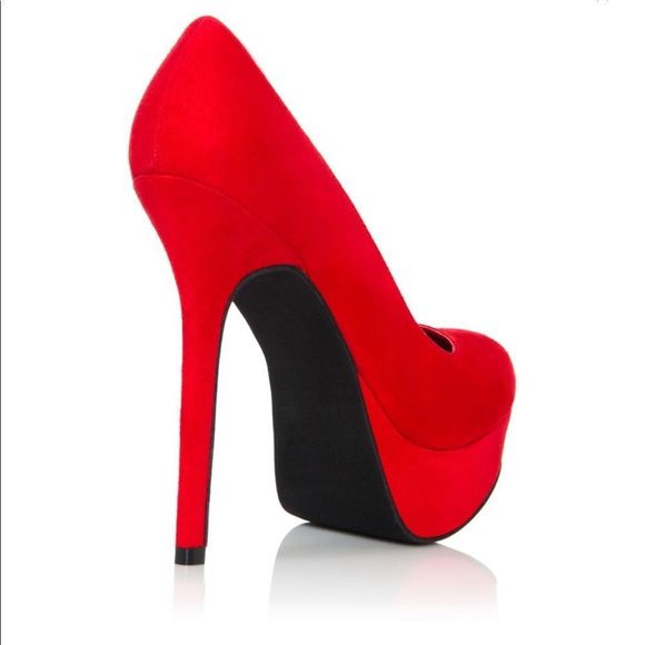 🔥 Mix & Match 2/$40 🔥 JustFab Red "Alex" Heel - Picture 5 of 11